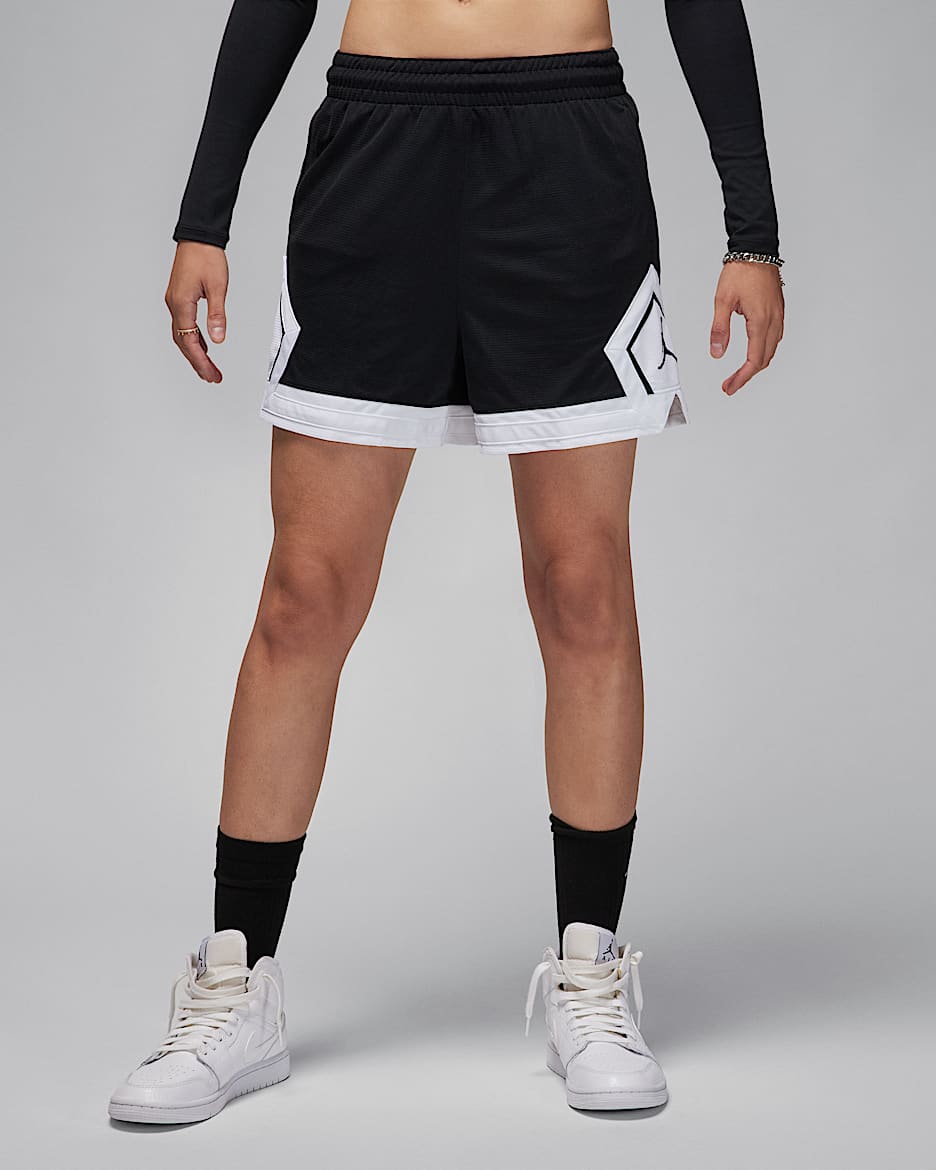Jordan WMNS Sport 4 Diamond Shorts women Sport Team Shorts Black in size XS